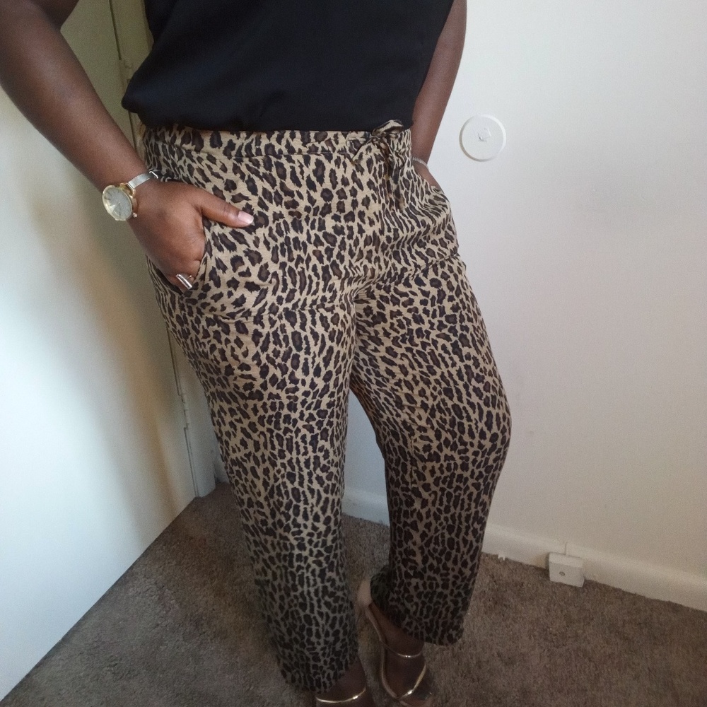 Ralph Lauren leopard print pants